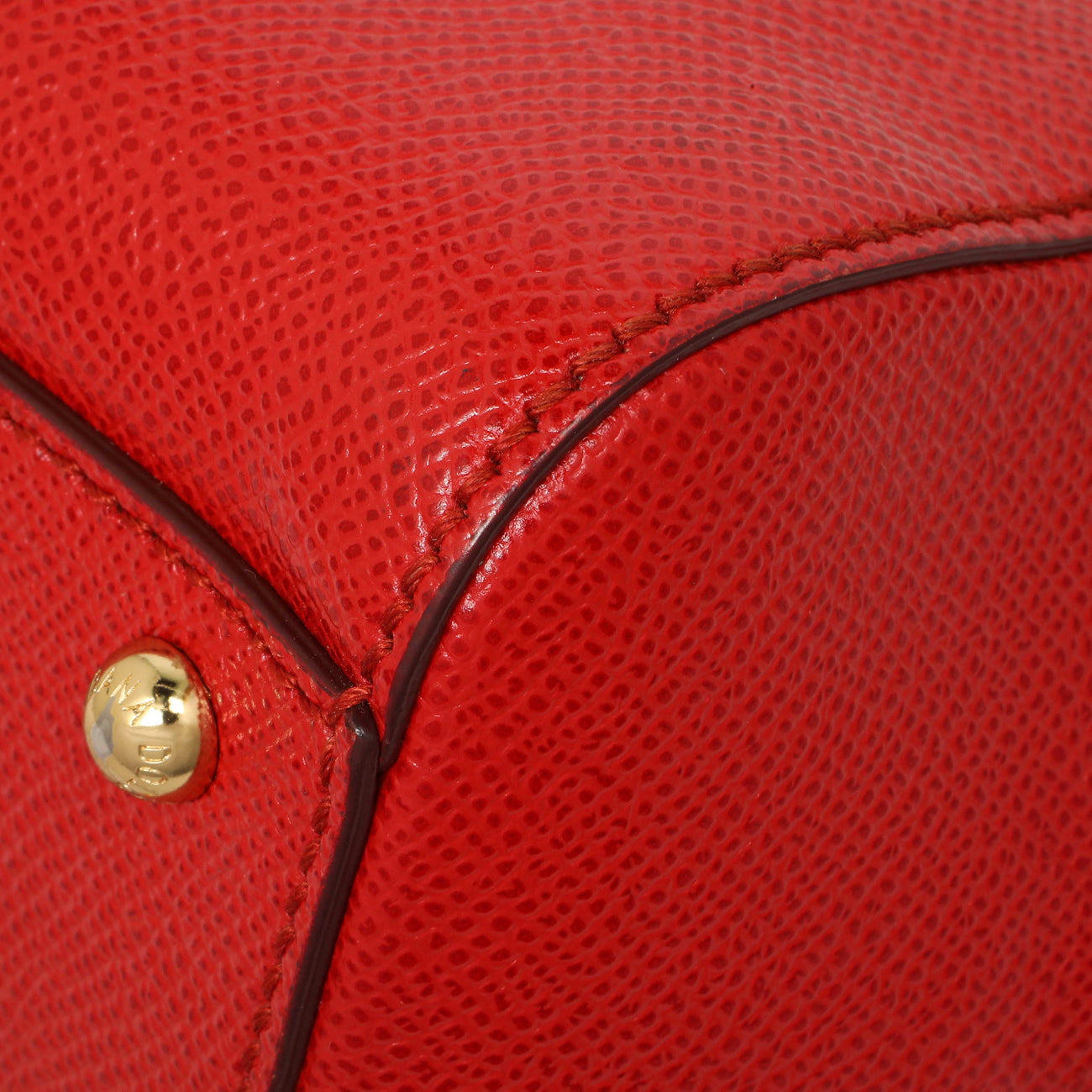Exclusive Dolce & Gabanna Red Calfskin Medium Miss Sicily — Alternate View 7