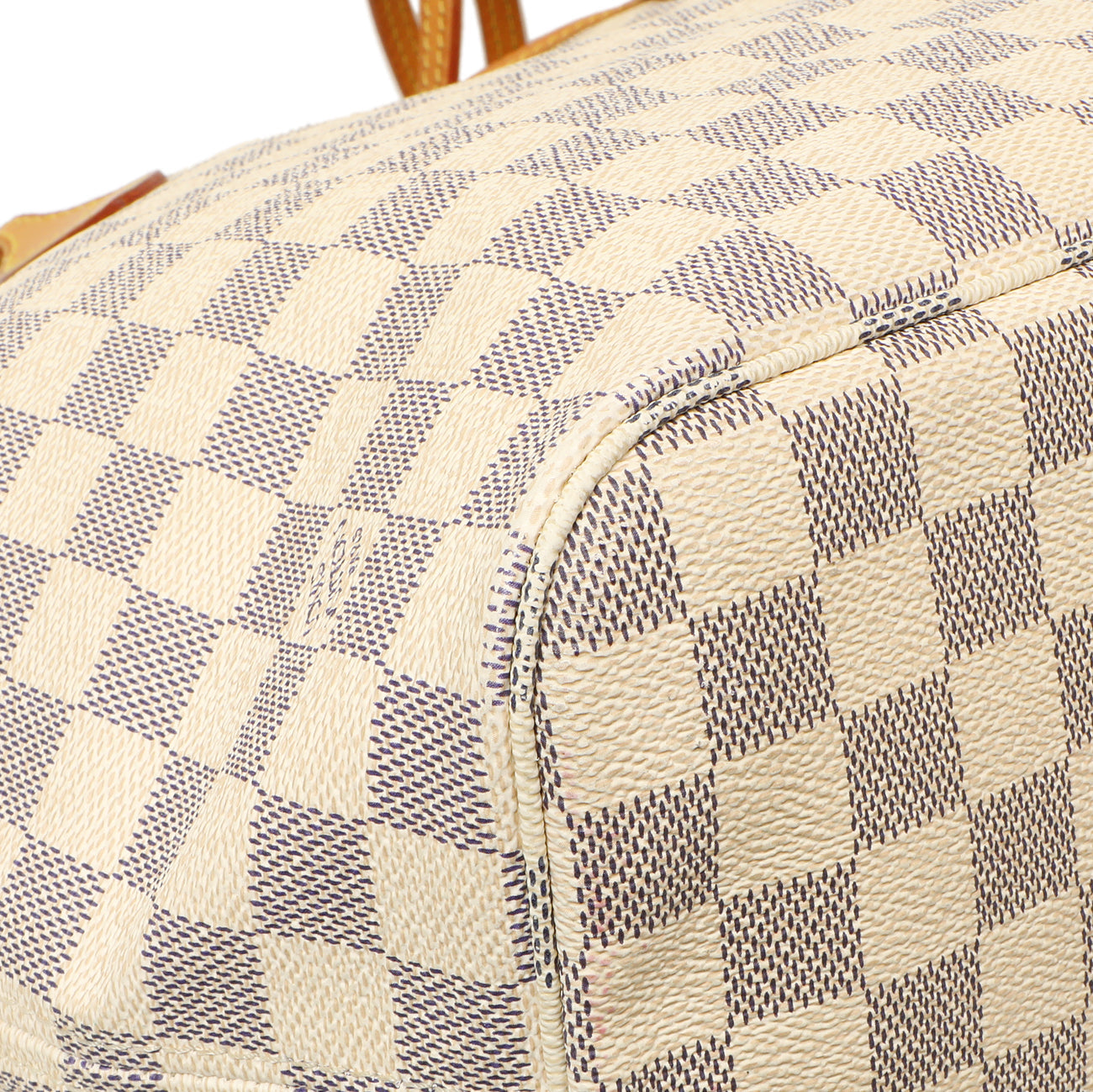 Exclusive Louis Vuitton Damier Azur Neverfull MM — Lifestyle View
