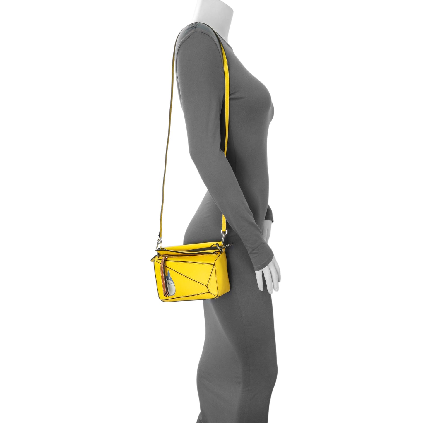 Exclusive Loewe X Studio Ghibli Calfskin My Neighbour Totoro Mini Puzzle Bag — Alternate View 7