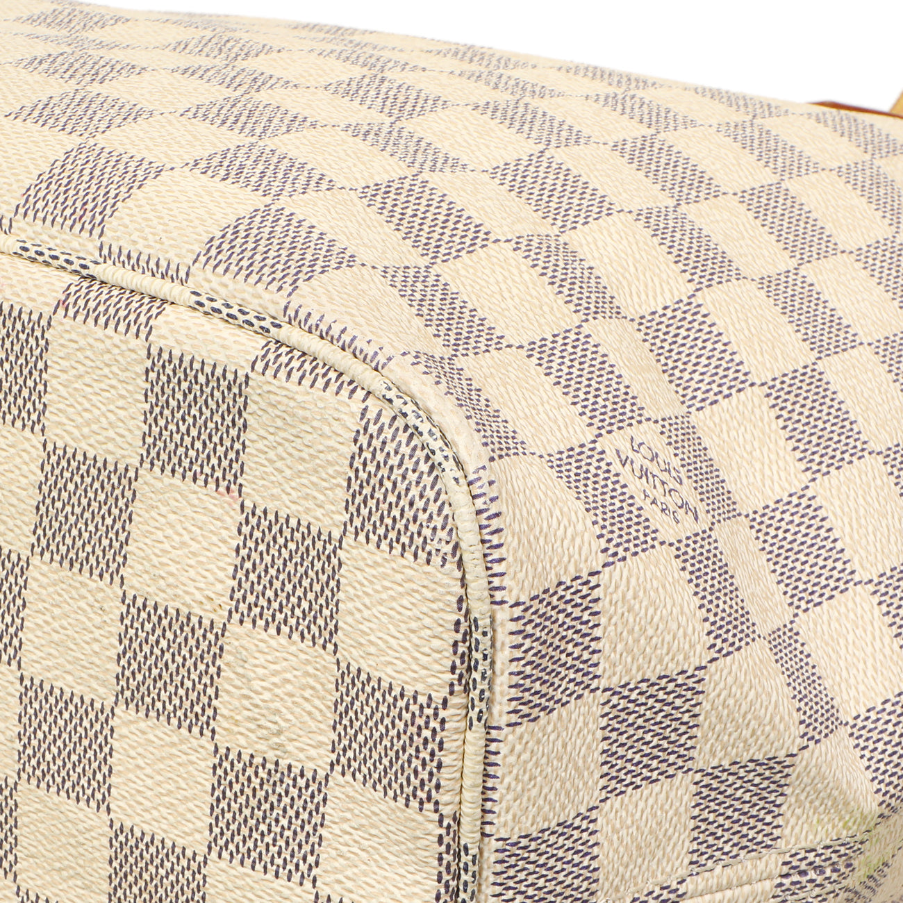 Exclusive Louis Vuitton Damier Azur Neverfull MM — Alternate View 7