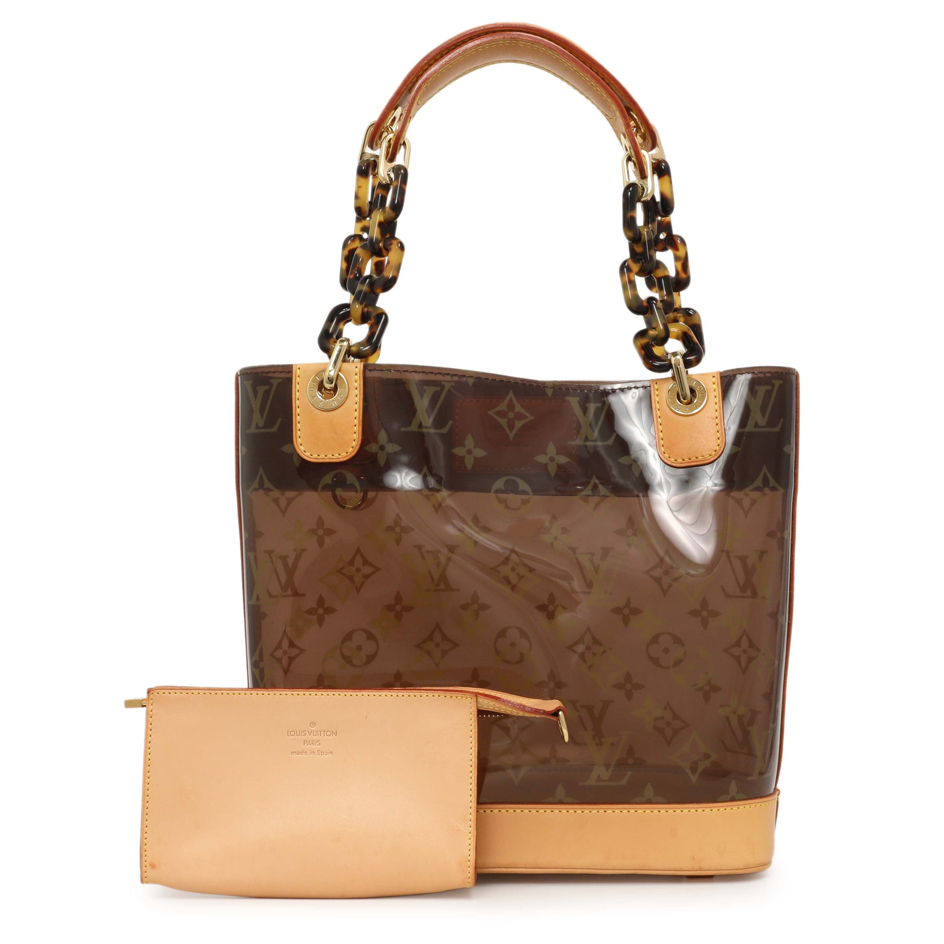 Exclusive Louis Vuitton Monogram Vinyl Cabas Ambre PM — Front View