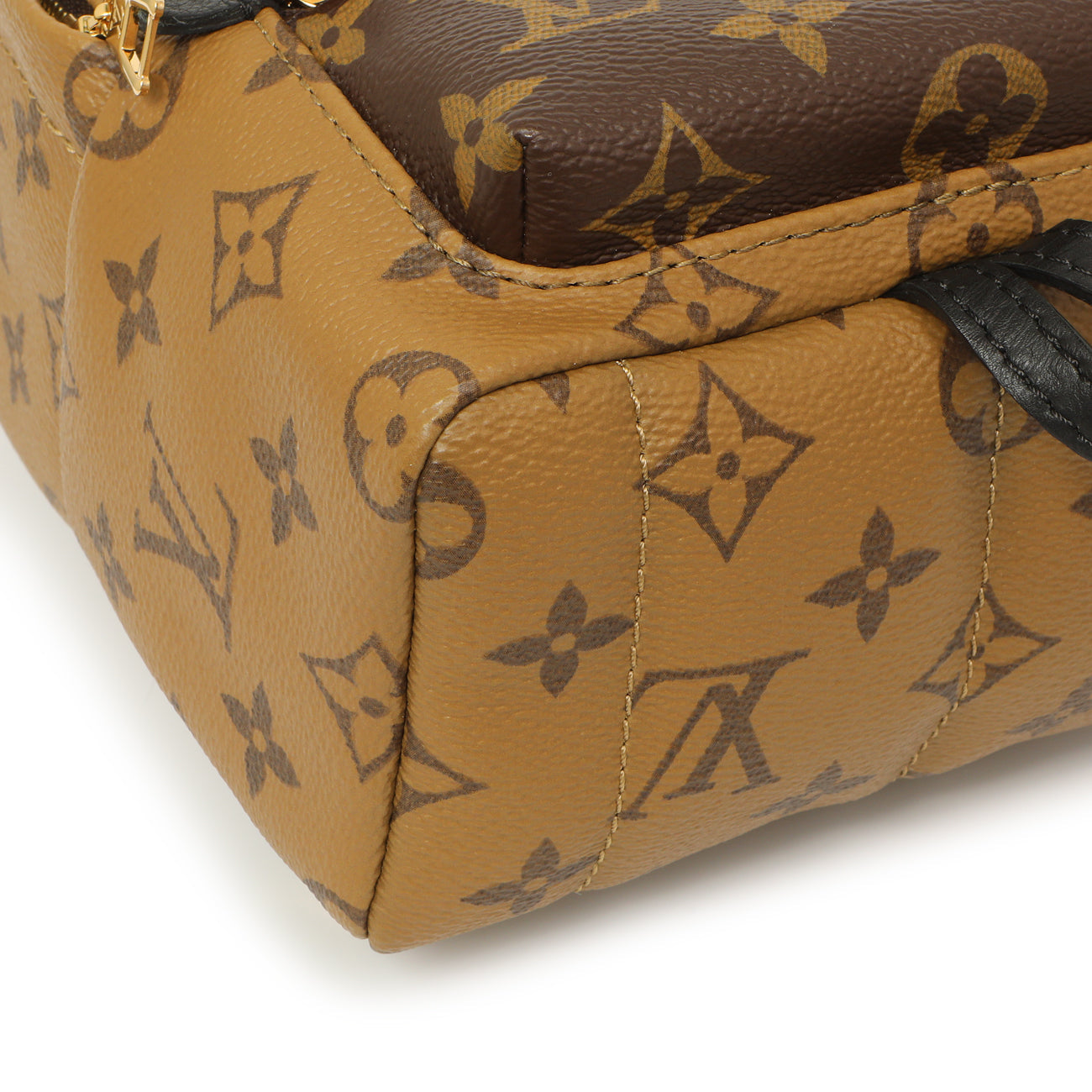 Exclusive Louis Vuitton Monogram Reverse Palm Springs Backpack Mini — Top View