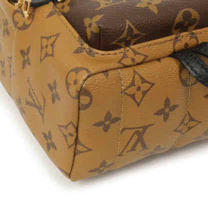 Exclusive Louis Vuitton Monogram Reverse Palm Springs Backpack Mini — Top View