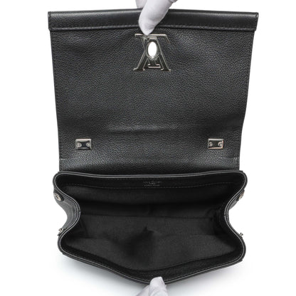 Exclusive Louis Vuitton Black Soft Calfskin Lockme II Chain Bag BB — Alternate View 8