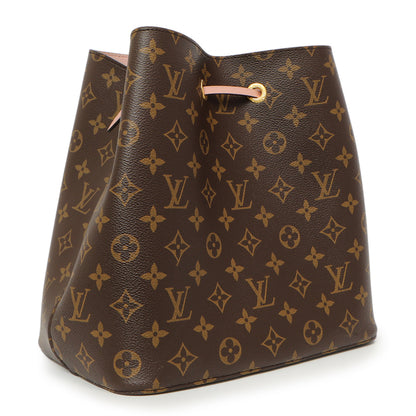 Exclusive Louis Vuitton Rose Poudre Monogram NeoNoe MM — Side View