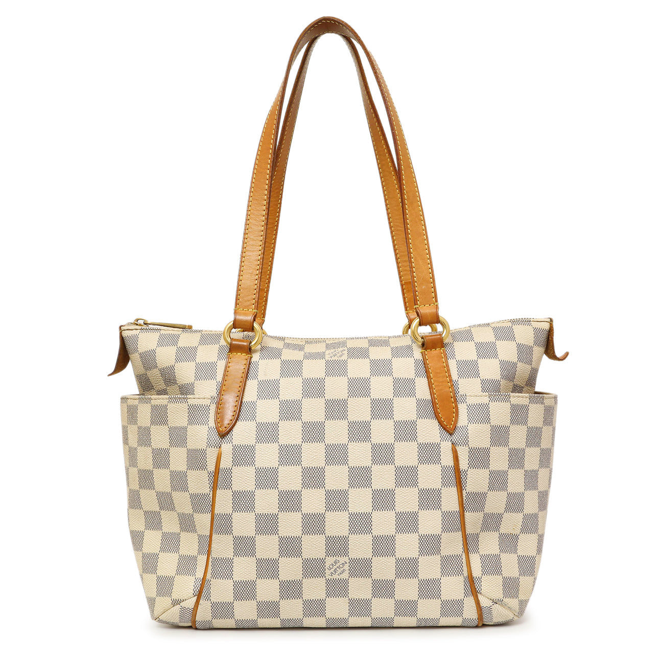 Exclusive Louis Vuitton Damier Azur Totally PM — Front View