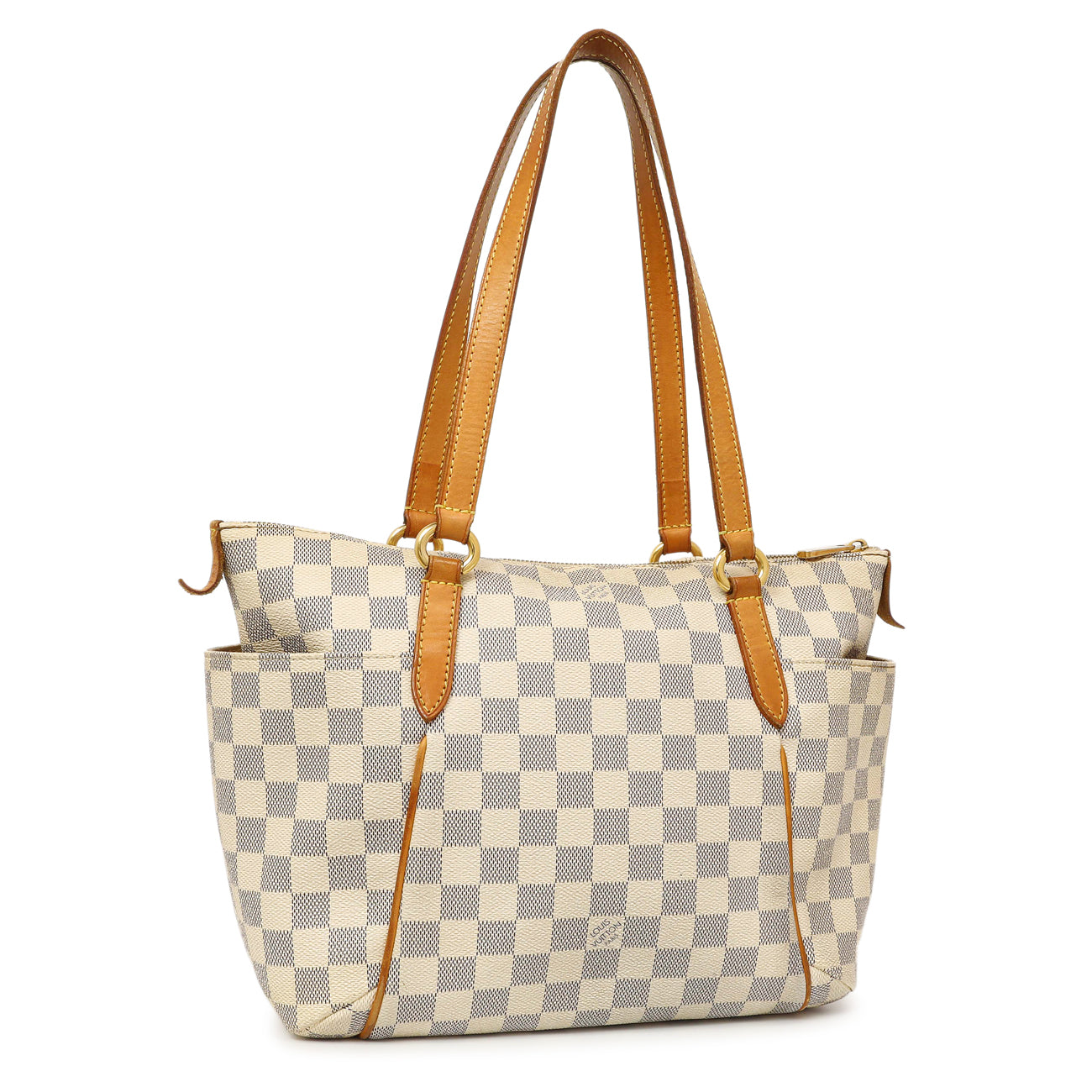 Exclusive Louis Vuitton Damier Azur Totally PM — Side View