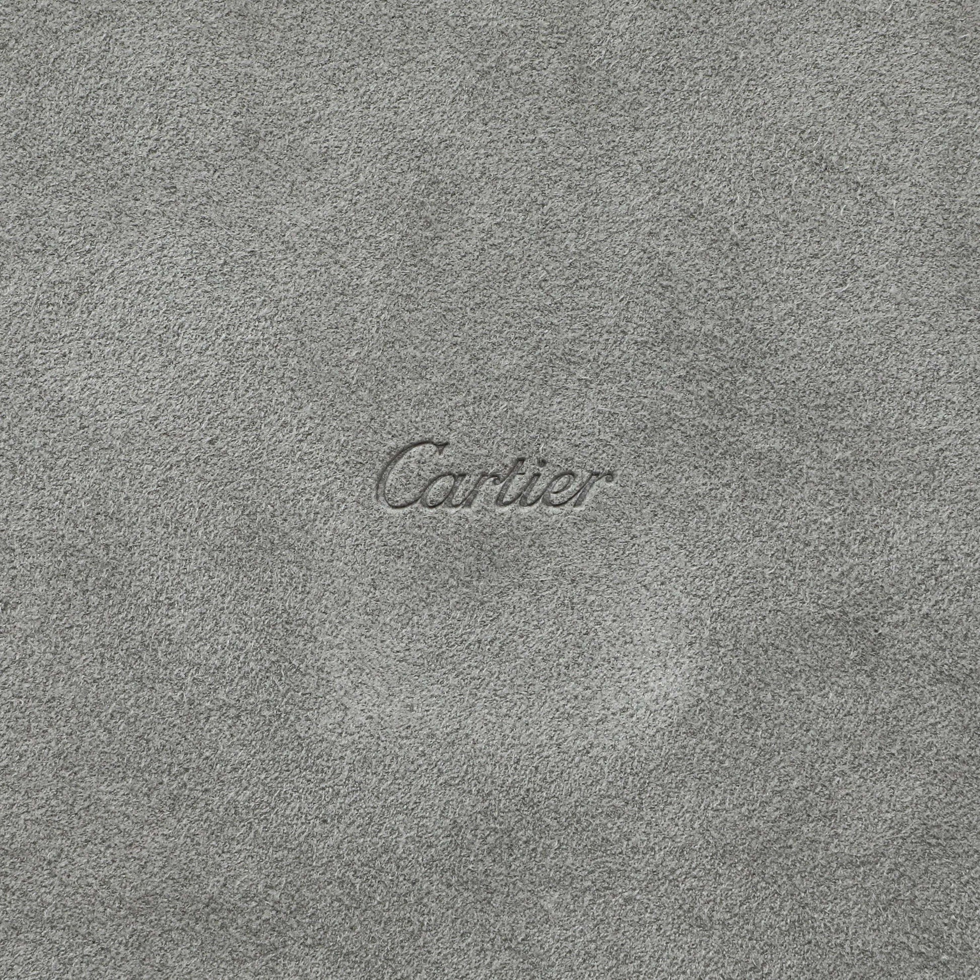 Exclusive Cartier Blue Lacquered Three Watch and Cufflink Box — Alternate View 7