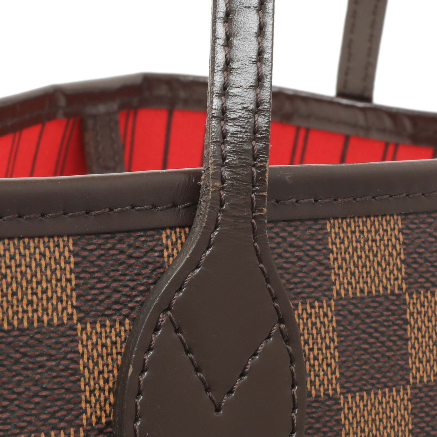 Exclusive Louis Vuitton Damier Ebene Neverfull MM — Alternate View 11
