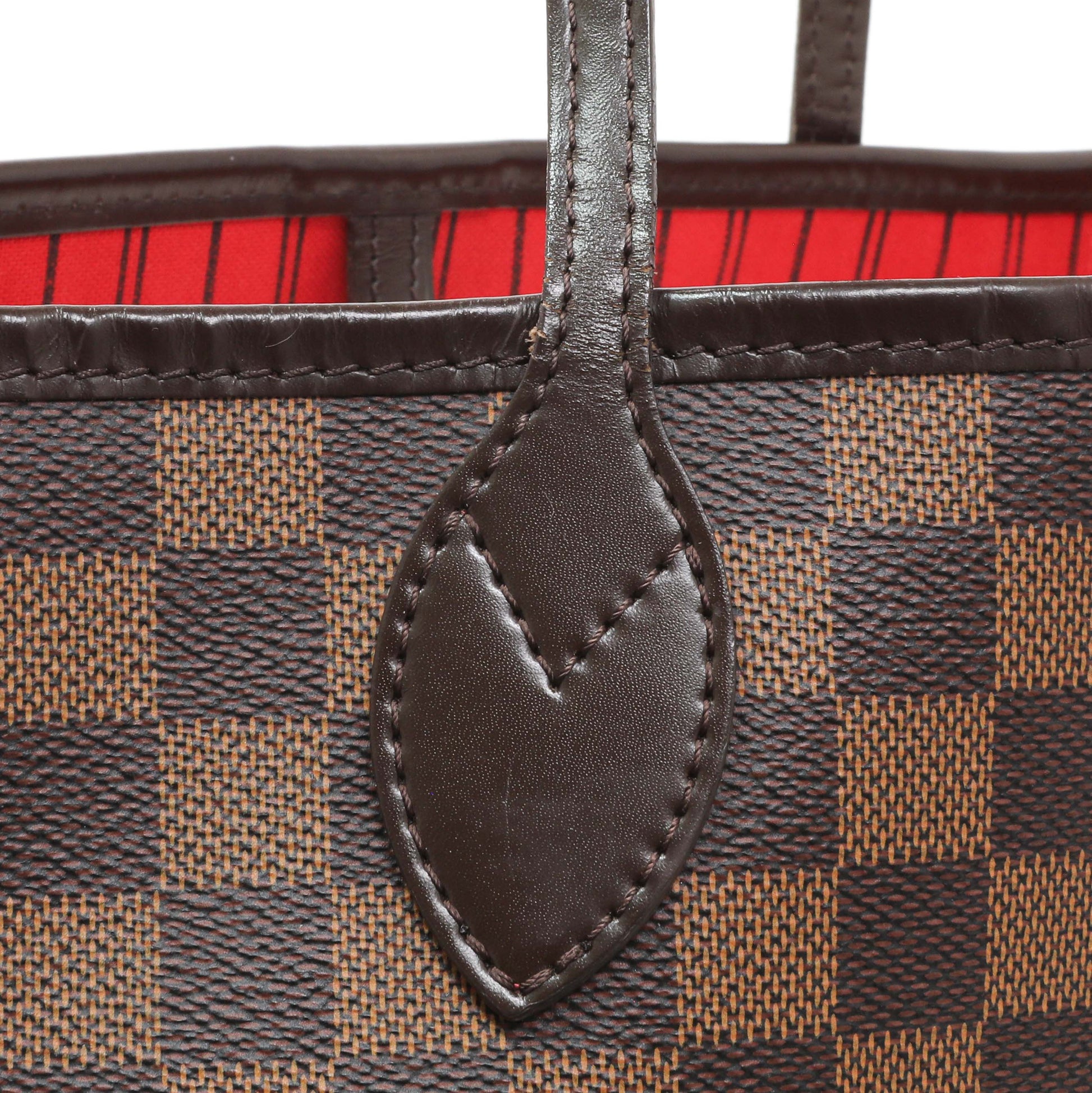 Exclusive Louis Vuitton Damier Ebene Neverfull MM — Alternate View 12