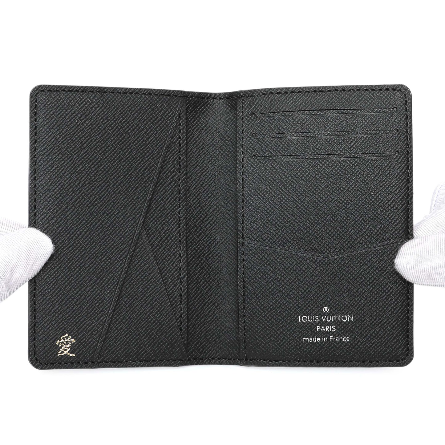 Exclusive Louis Vuitton Damier Graphite Rope Pocket Organizer — Top View