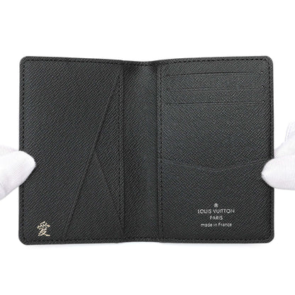 Exclusive Louis Vuitton Damier Graphite Rope Pocket Organizer — Top View