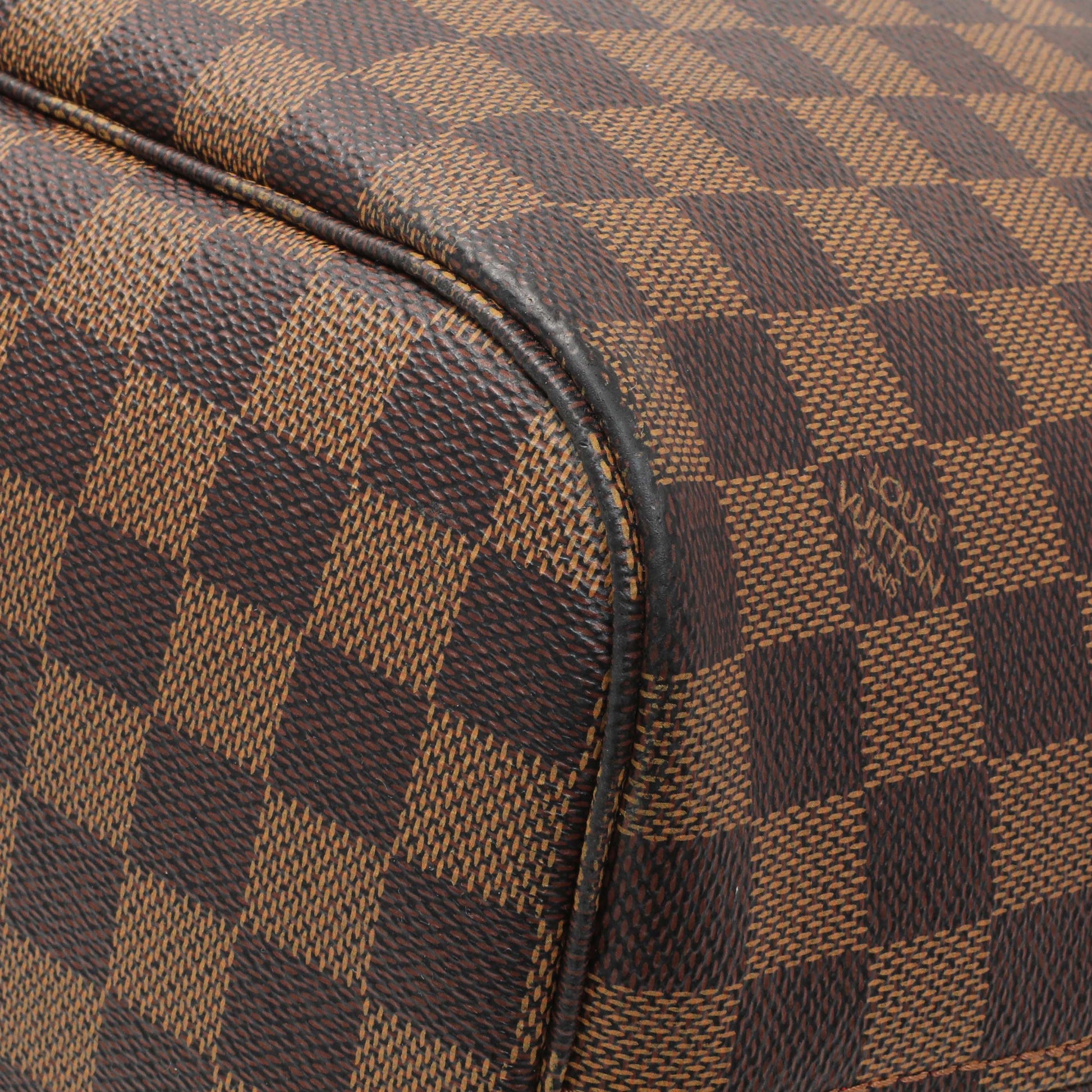 Exclusive Louis Vuitton Damier Ebene Neverfull MM — Alternate View 7