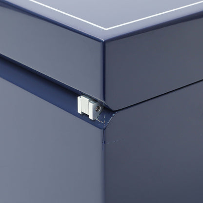Exclusive Cartier Blue Lacquered Three Watch and Cufflink Box — Alternate View 9