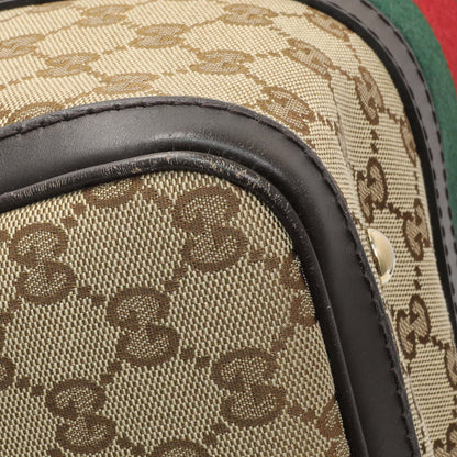 Exclusive Gucci Monogram Vintage Web Original GG Medium Boston Bag — Top View