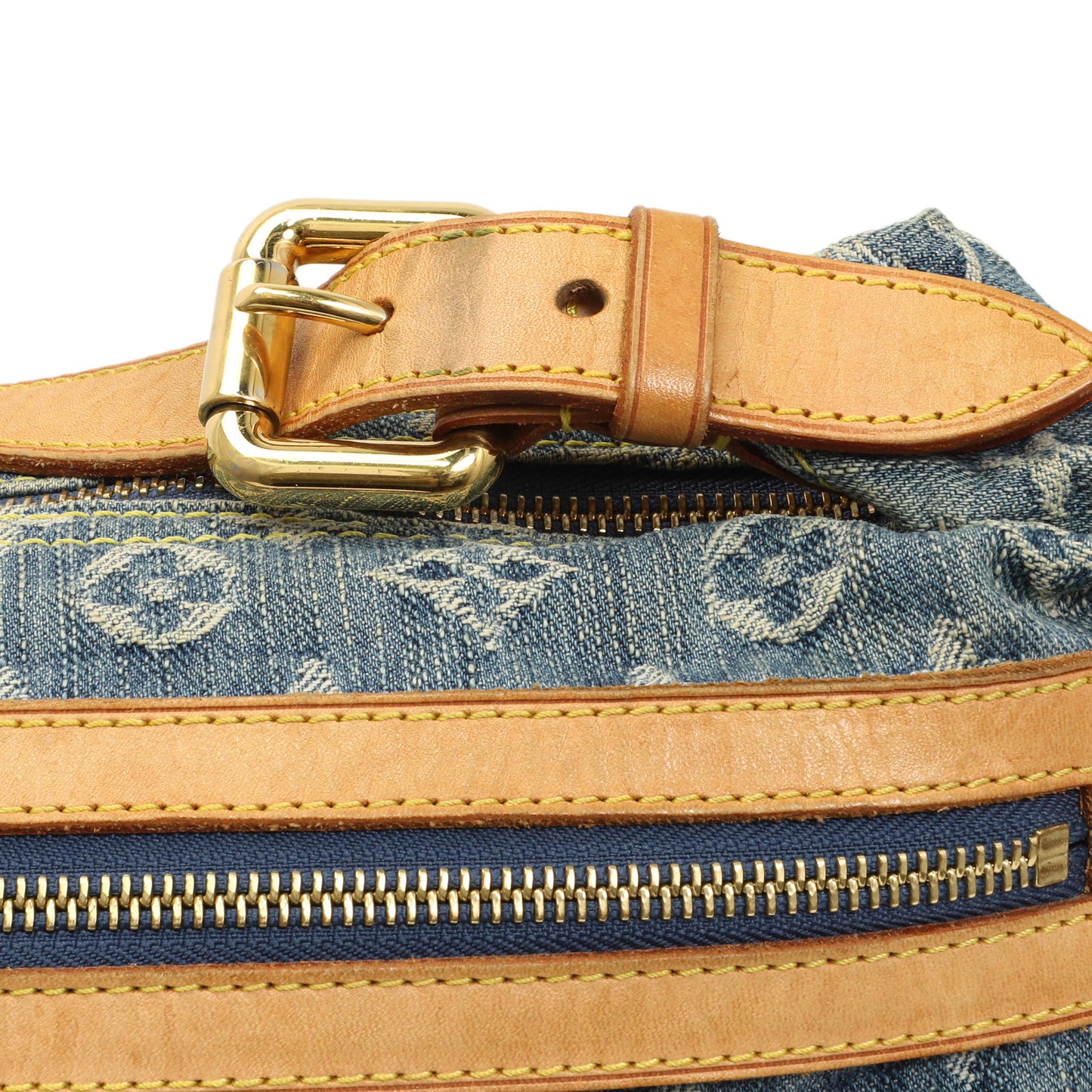 Exclusive Louis Vuitton Blue Monogram Denim Baggy PM — Alternate View 11