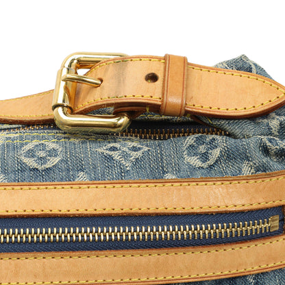 Exclusive Louis Vuitton Blue Monogram Denim Baggy PM — Alternate View 11