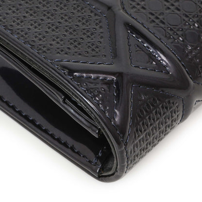 Exclusive Christian Dior Navy Patent Micro-Cannage Diorama Wallet on Chain — Alternate View 8