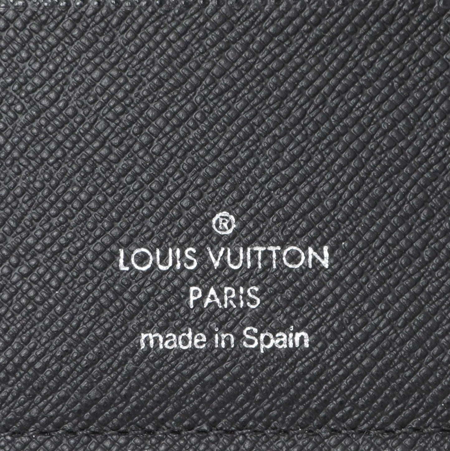 Exclusive Louis Vuitton Damier Graphite Passport Cover — Detail View