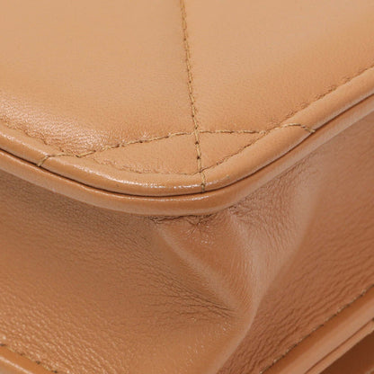 Exclusive Chanel Brown Lambskin Quilted Chanel 19 Glasses Case With Chain — Alternate View 8
