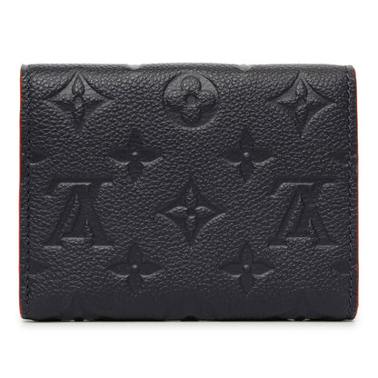 Exclusive Louis Vuitton Marine Rouge Empreinte Victorine Wallet — Side View