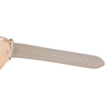 Exclusive Chopard 18K Rose Gold Diamond Happy Sport 4183 — Detail View