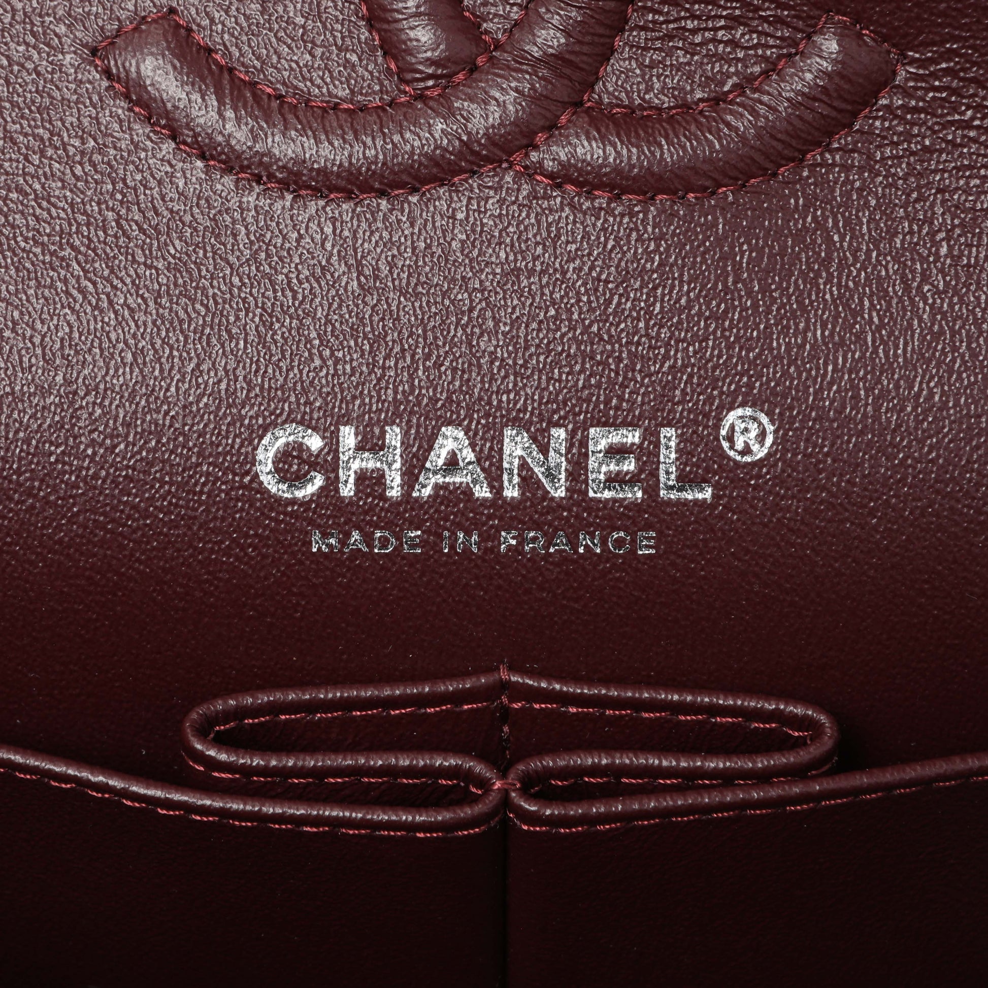 Exclusive Chanel Black Quilted Caviar Small Classic Double Flap — Detail View