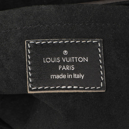 Exclusive Louis Vuitton Black Calfskin Monogram Chain It PM — Detail View