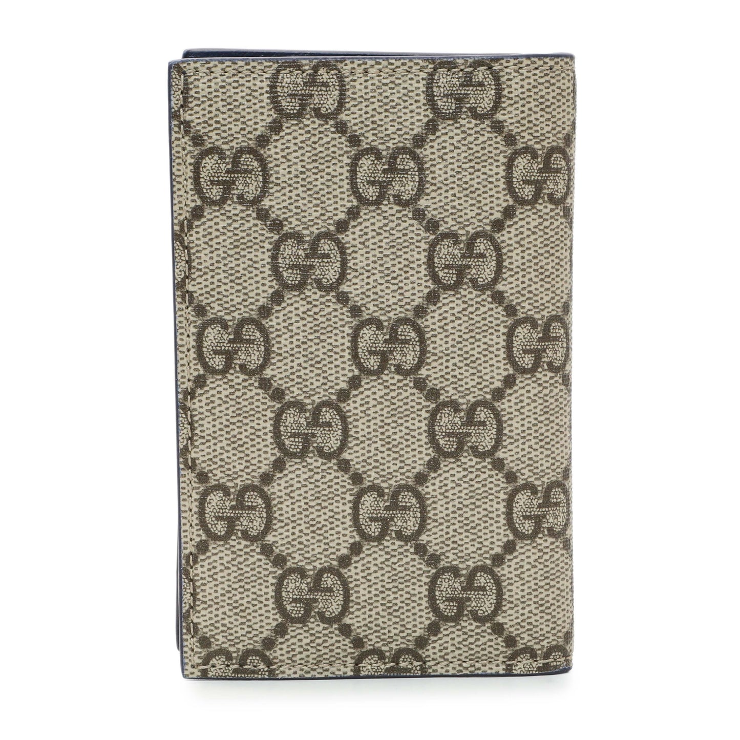 Exclusive Gucci Interior GG Supreme Canvas Long Card Case — Side View