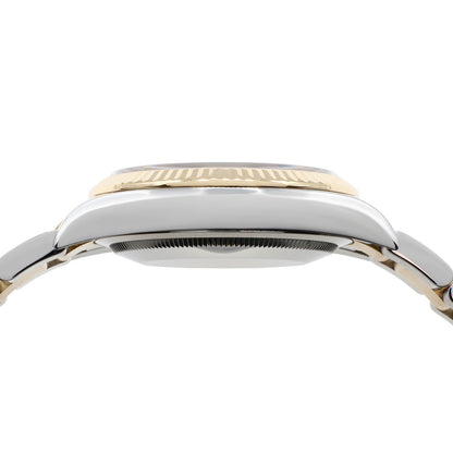 Exclusive Rolex 18K Yellow Gold Stainless Steel Diamond Datejust 36 126233 — Back View