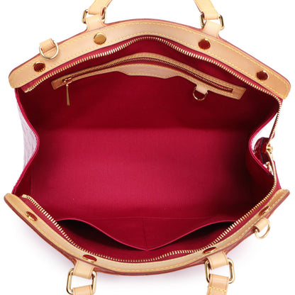 Exclusive Louis Vuitton Rose Indian Vernis Brea MM — Top View