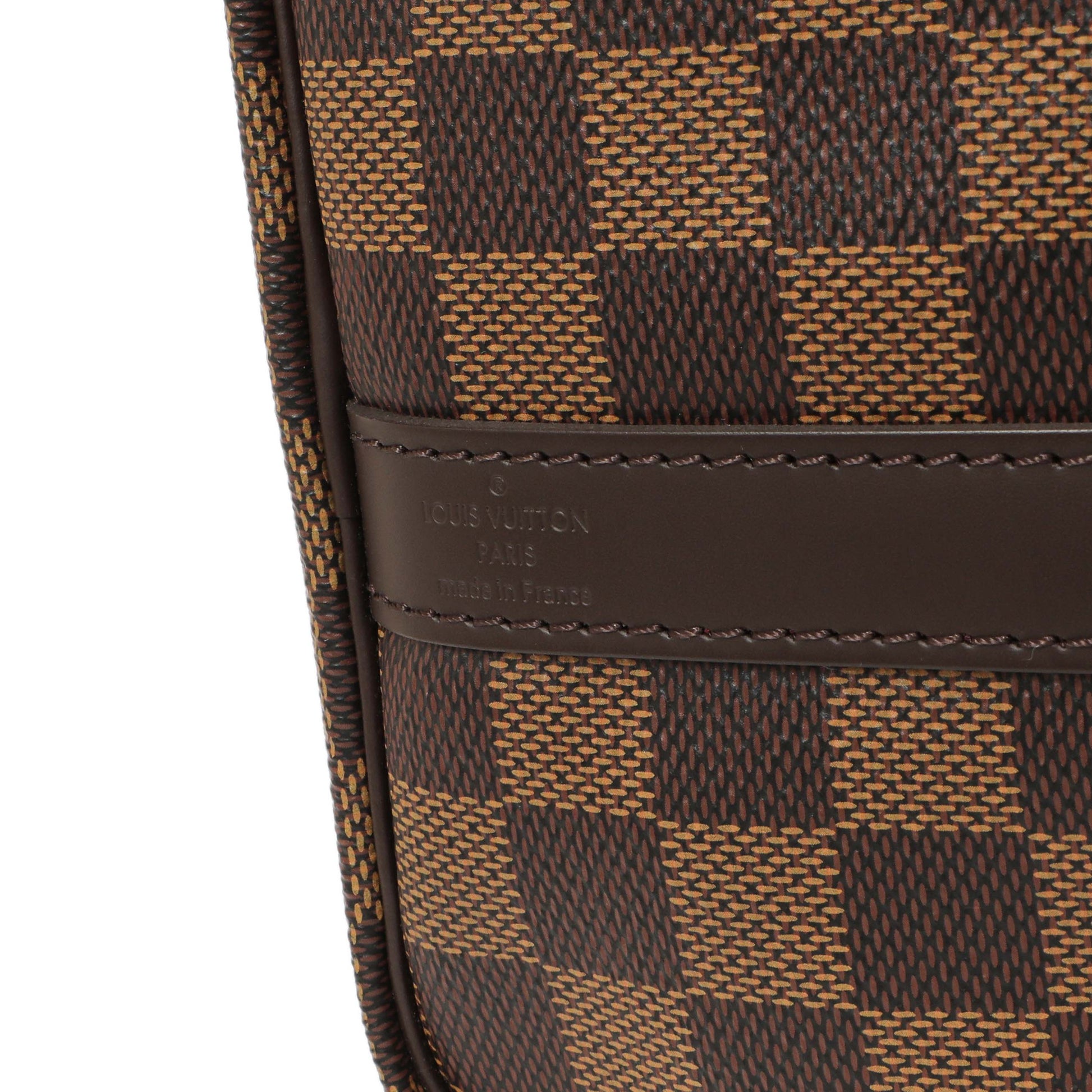 Exclusive Louis Vuitton Damier Ebene Speedy Bandouliere 25 — Alternate View 9