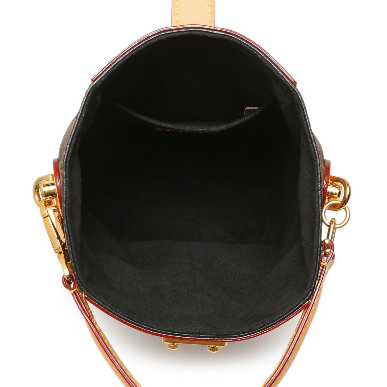Exclusive Louis Vuitton Monogram Duffle Bag — Top View