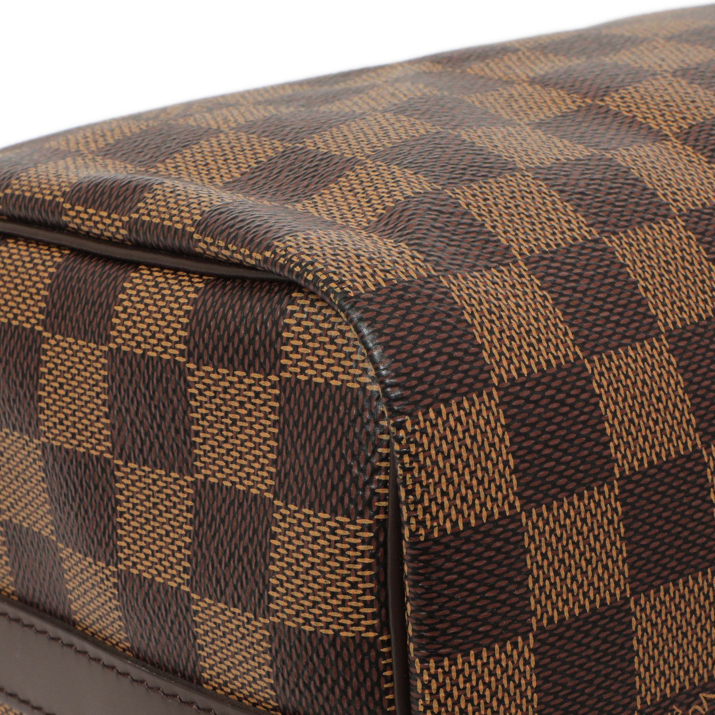 Exclusive Louis Vuitton Damier Ebene Speedy Bandouliere 25 — Lifestyle View