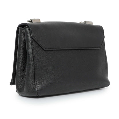 Exclusive Louis Vuitton Black Soft Calfskin Lockme II Chain Bag BB — Side View