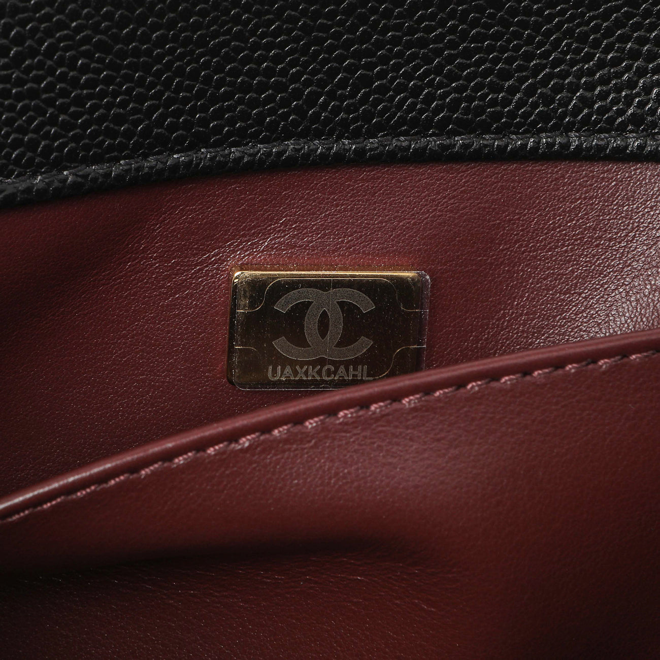 Exclusive Chanel Black Caviar Medium Business Affinity Flap — Lifestyle View