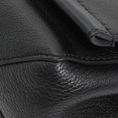 Exclusive Louis Vuitton Black Soft Calfskin Lockme II Chain Bag BB — Detail View