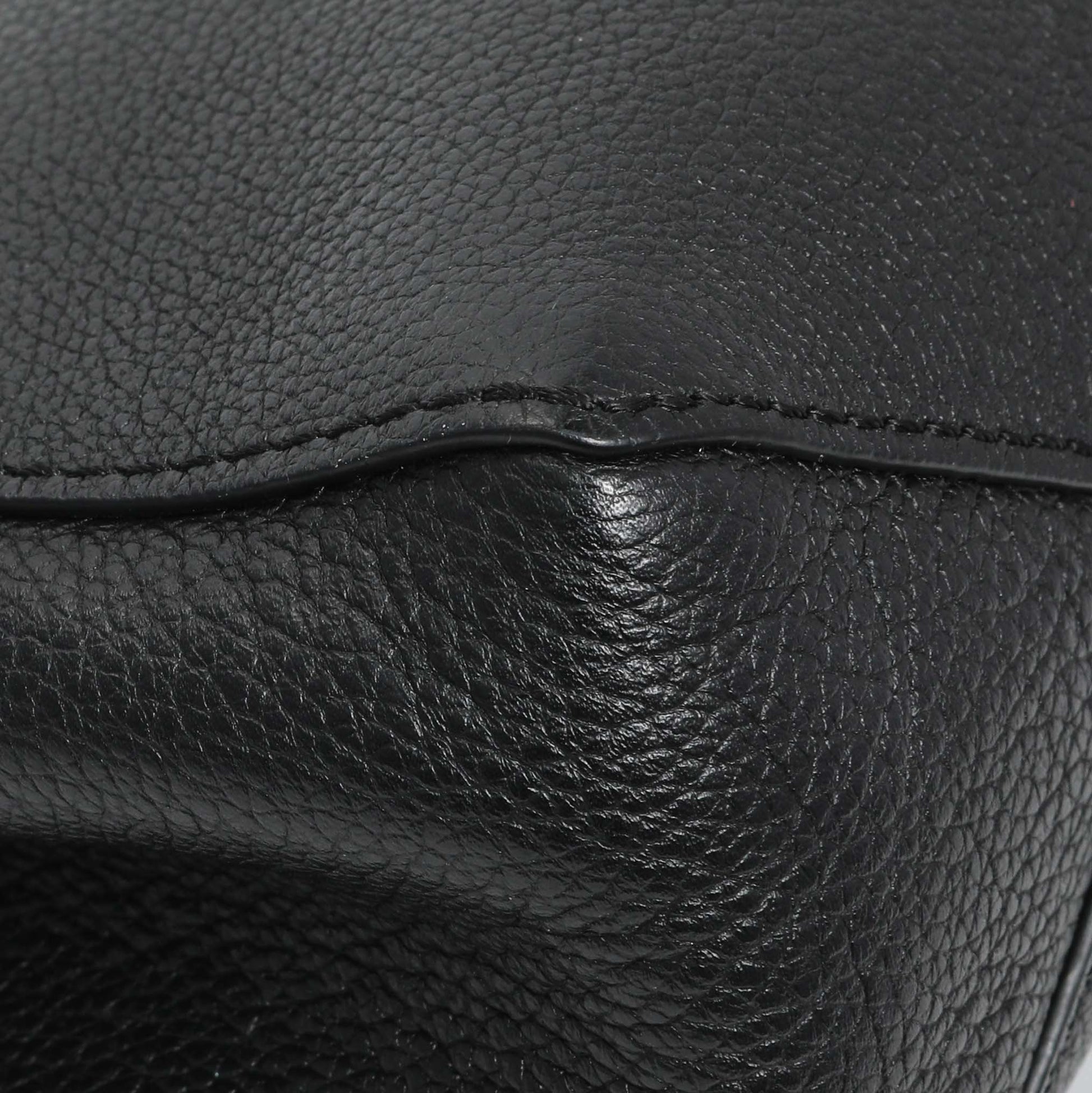 Exclusive Louis Vuitton Black Soft Calfskin Lockme II Chain Bag BB — Lifestyle View