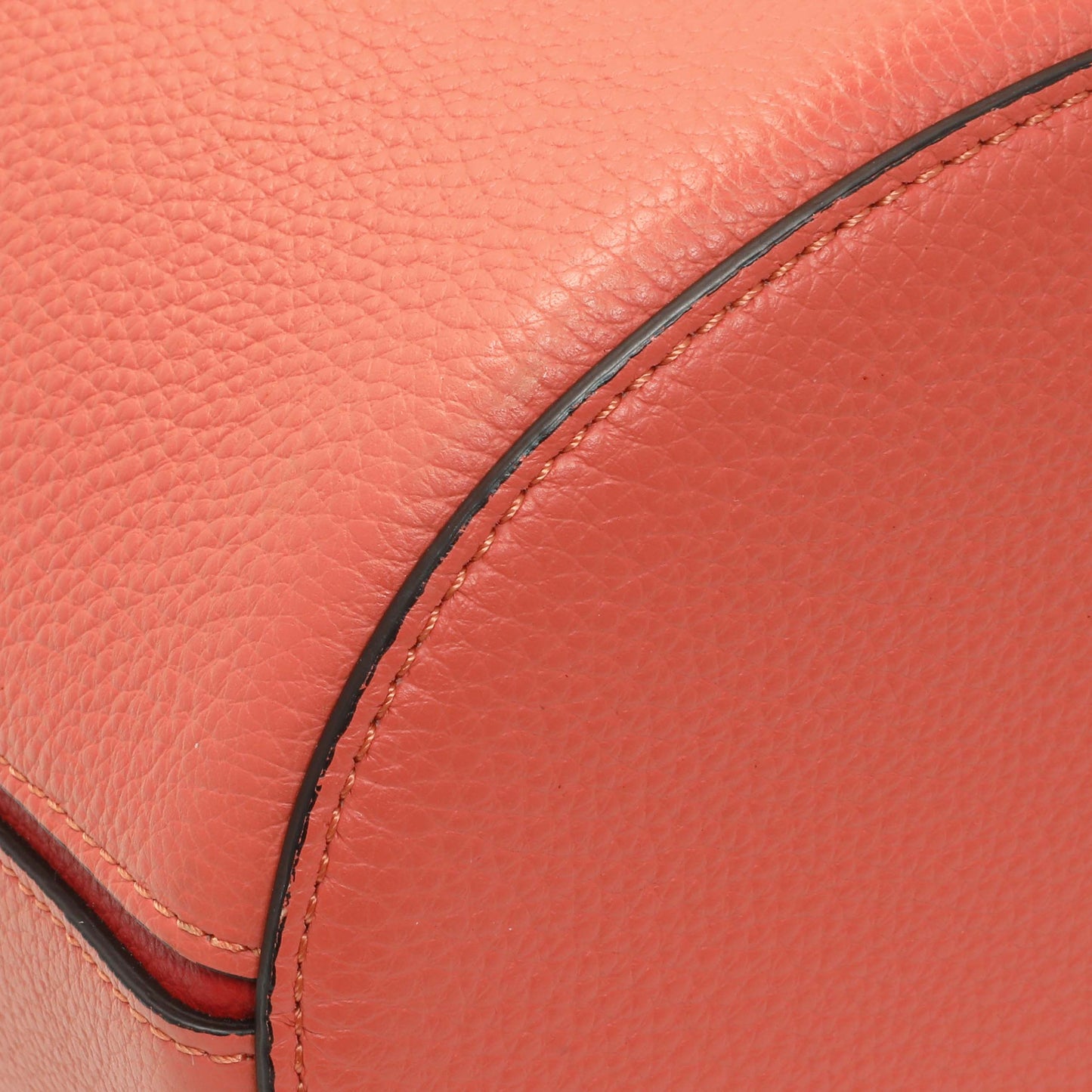 Exclusive Mulberry Coral Grained Calfskin Abbey Bucket Bag — Alternate View 9