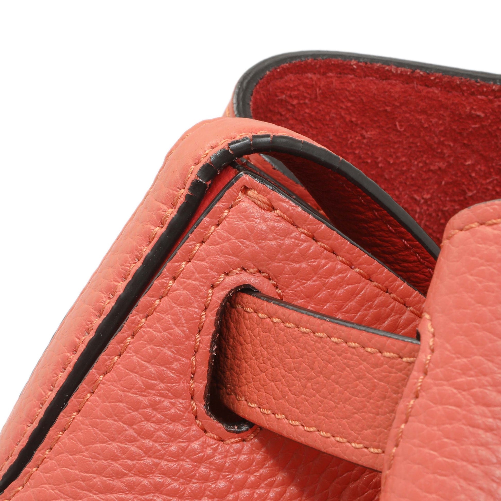 Exclusive Mulberry Coral Grained Calfskin Abbey Bucket Bag — Alternate View 8