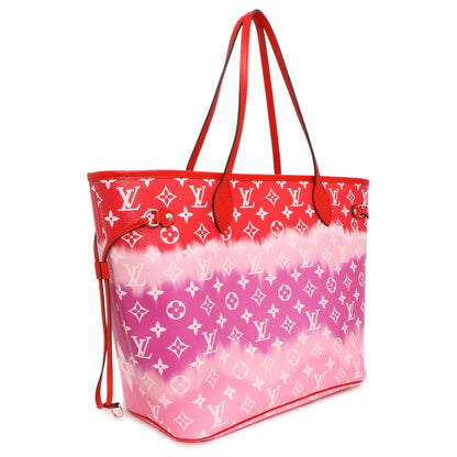 Exclusive Louis Vuitton Monogram Rouge Escale Neverfull MM — Side View