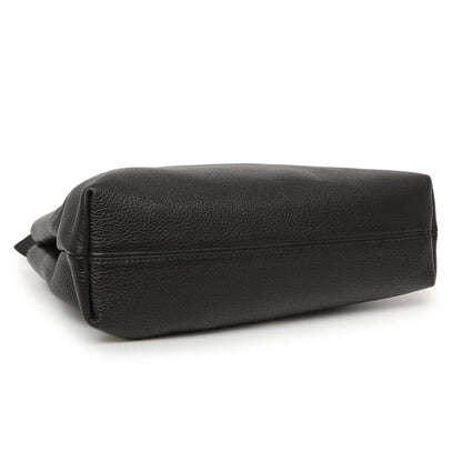Exclusive Versace Black Calfskin Virtus Hobo — Back View
