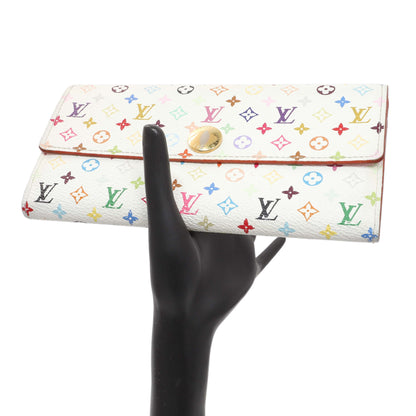 Exclusive Louis Vuitton White Multicolor Sarah Wallet — Alternate View 11