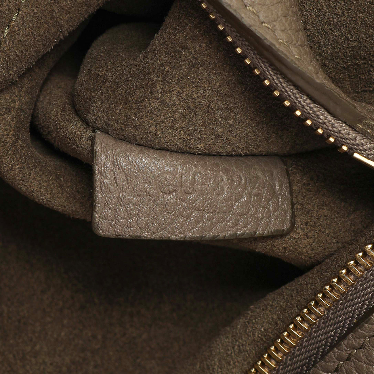 Exclusive Celine Taupe Soft Grained Calfskin Small Belt Cabas Phantom — Lifestyle View