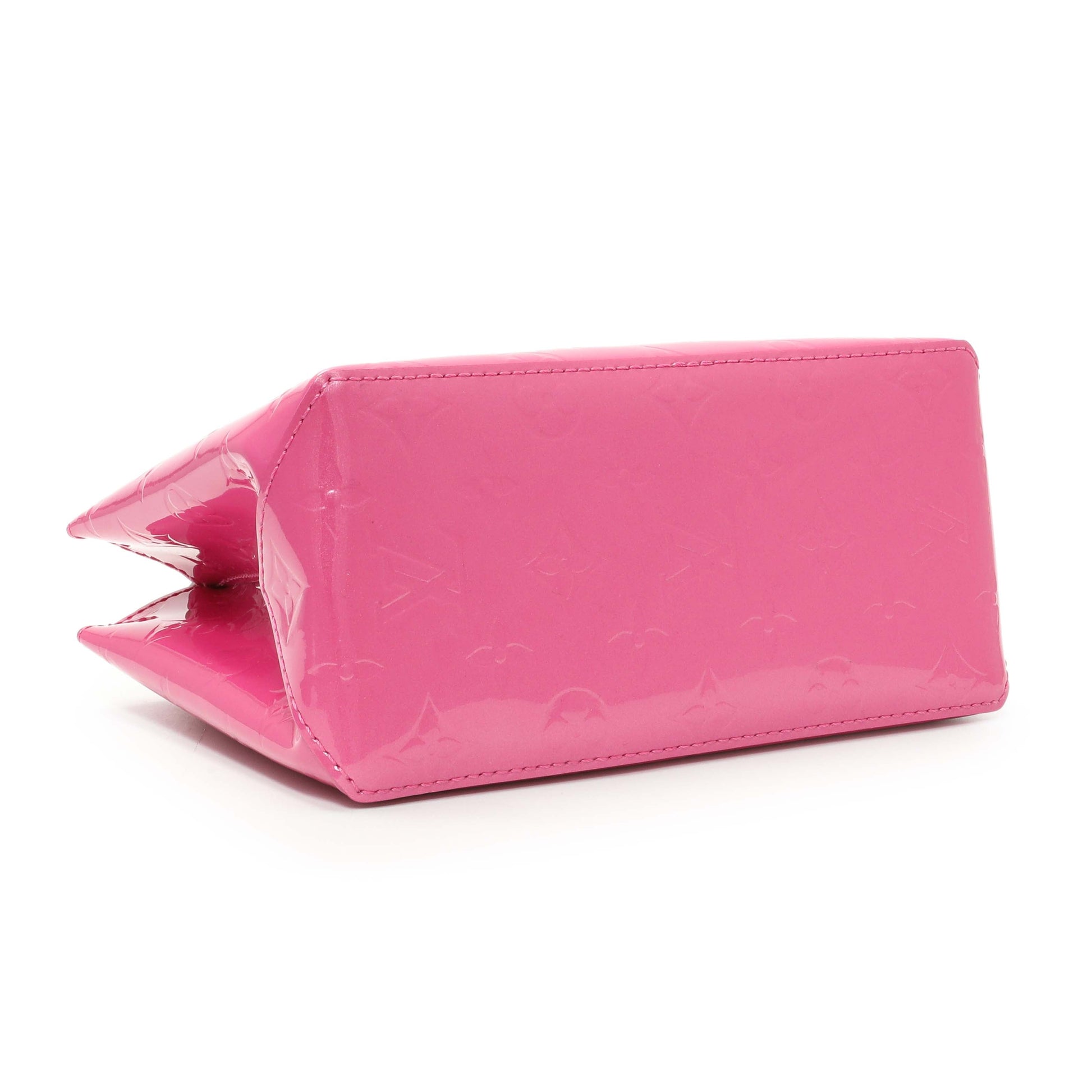 Exclusive Louis Vuitton Neon Pink Vernis Reade PM NM — Back View