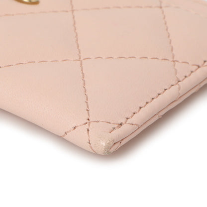 Exclusive Chanel Pink Quilted Lambskin Card Holder — Alternate View 8