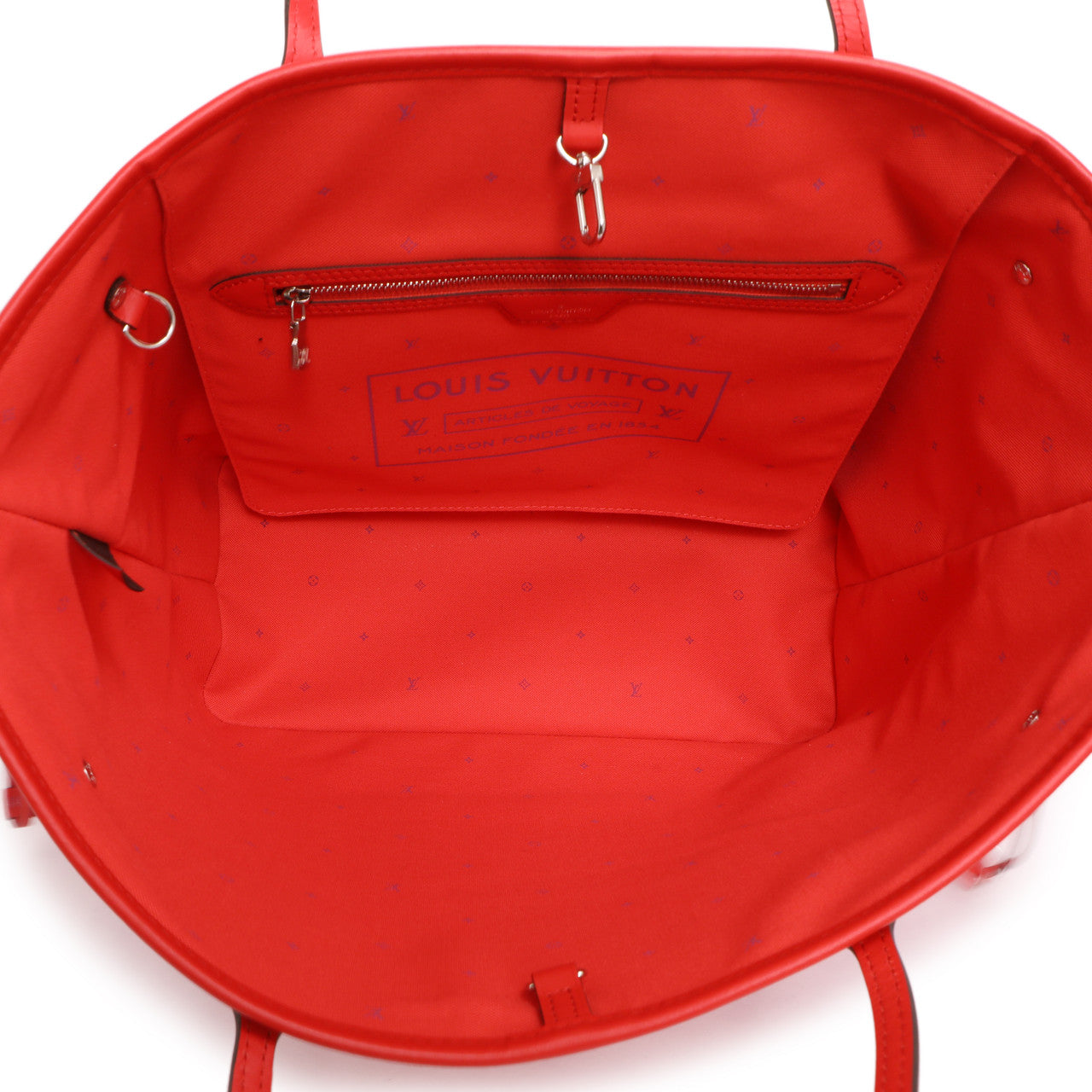 Exclusive Louis Vuitton Monogram Rouge Escale Neverfull MM — Top View