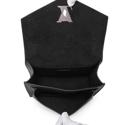 Exclusive Louis Vuitton Black Soft Calfskin Mylockme Chain Bag — Alternate View 8