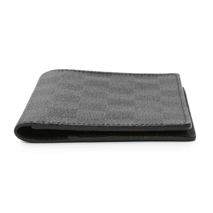 Exclusive Louis Vuitton Damier Graphite Passport Cover — Back View