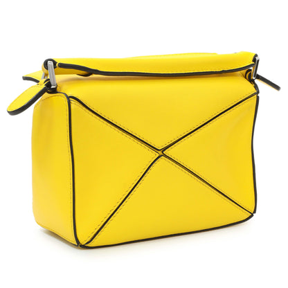 Exclusive Loewe X Studio Ghibli Calfskin My Neighbour Totoro Mini Puzzle Bag — Side View